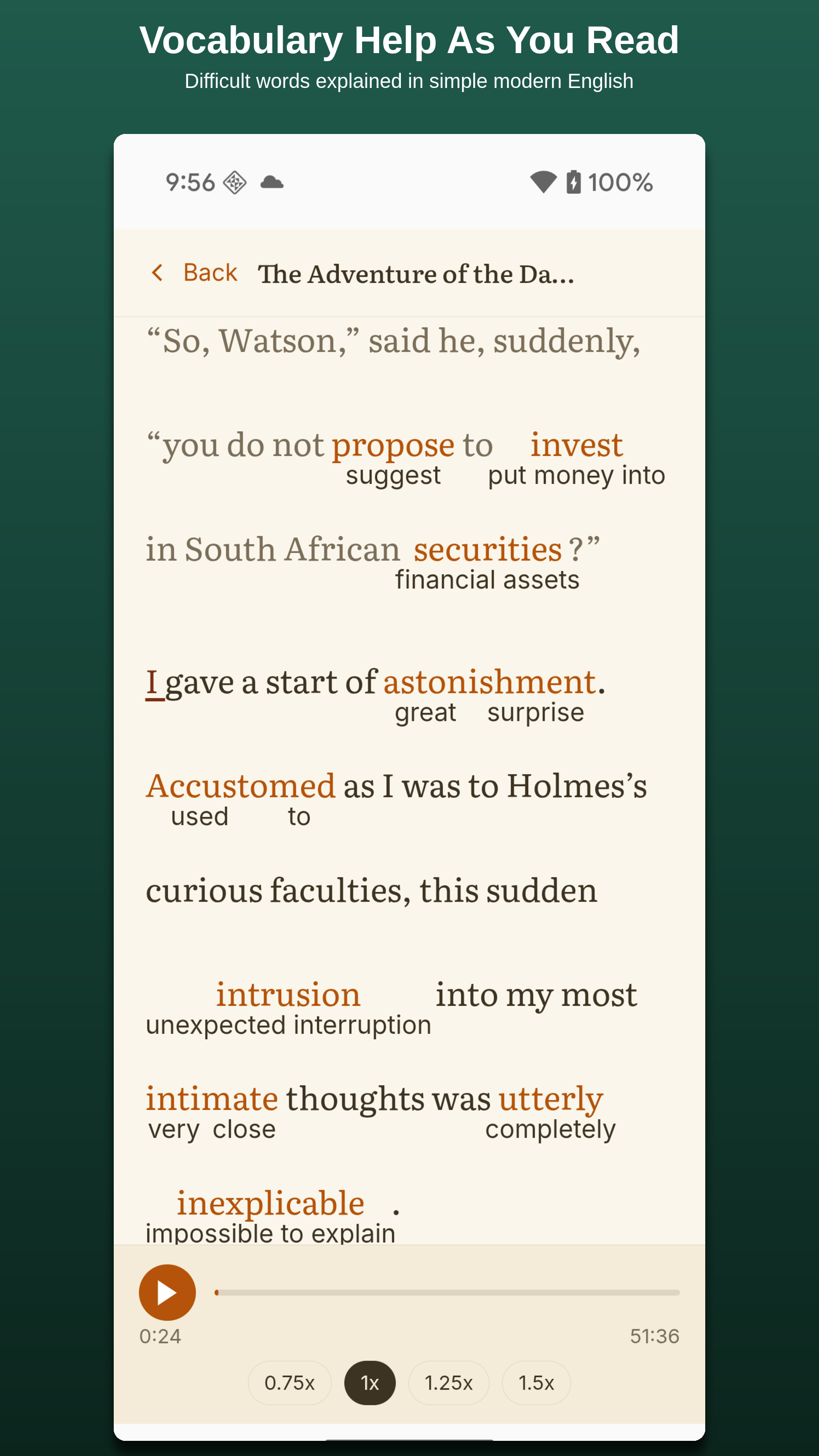 Vocabulary annotations